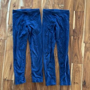Old Navy Girls Leggings - Pant Bundle 2 Pair Navy
